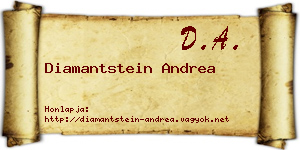 Diamantstein Andrea névjegykártya